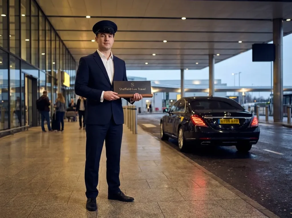Airport transfer Sheffield — chauffeur service to Manchester and Heathrow airports