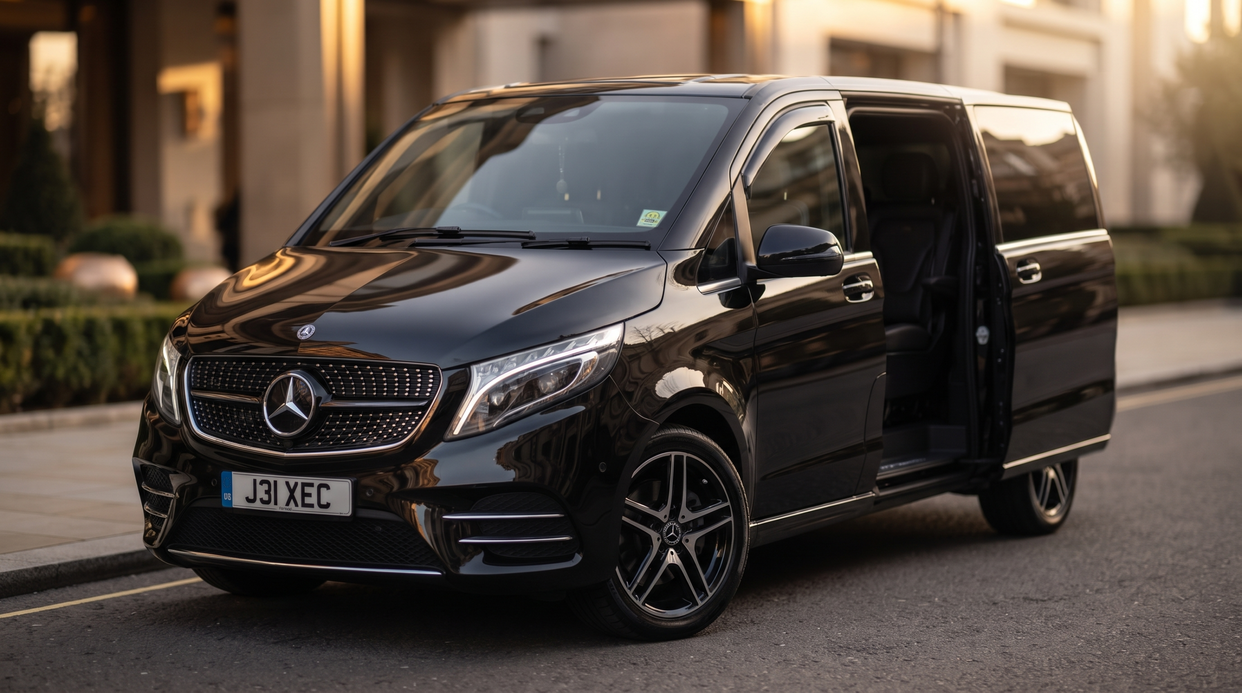 Mercedes Vito 8-seater Sheffield — group chauffeur service for weddings, events and airport transfers